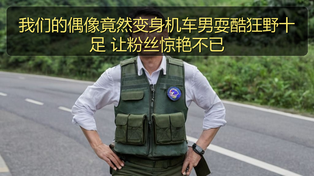 我们的偶像竟然变身机车男耍酷狂野十足 让粉丝惊艳不已
